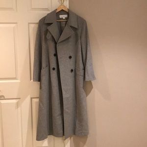 Light grey pea coat
